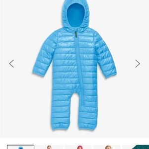 Primary Light Blue Baby Snowsuit